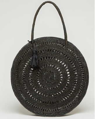 Maison N.H Paris Accessories Noir Cercle Grand in Noir