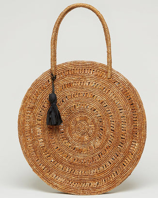 Maison N.H Paris Accessories Sucre Brun Cercle Grand in Sucre Brown