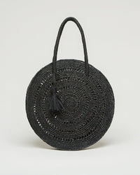 Maison N.H Paris Accessories Noir Cercle Medium in Noir
