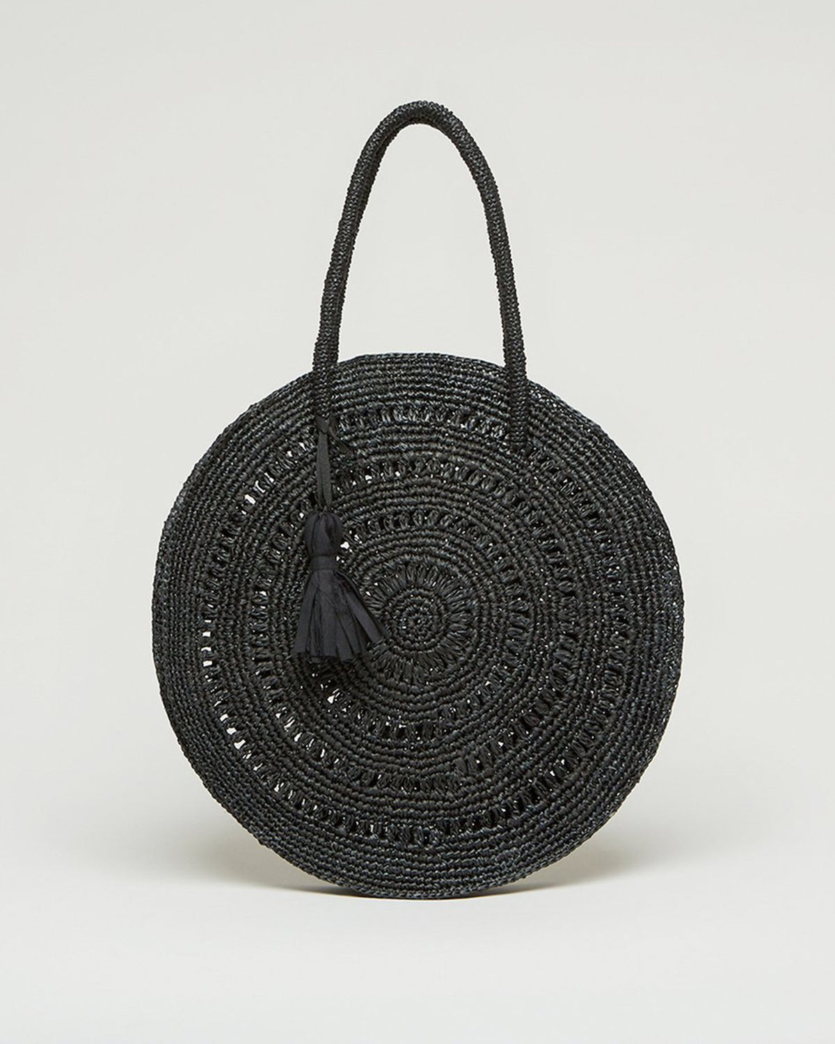 Maison N.H Paris Accessories Noir Cercle Medium in Noir