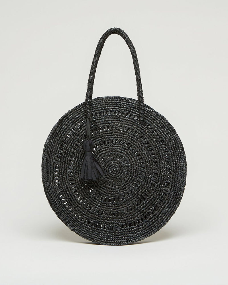 Maison N.H Paris Accessories Noir Cercle Medium in Noir