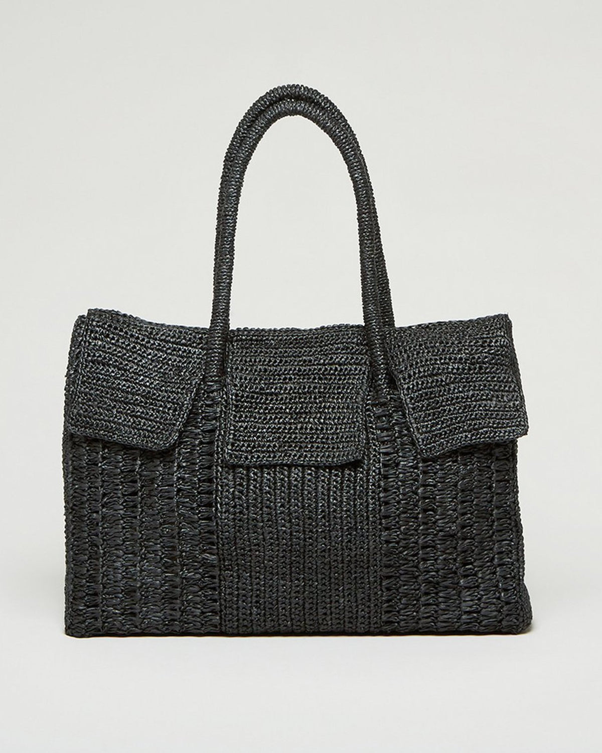 Maison N.H Paris Accessories Noir Dahlia Grand in Noir
