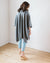 Margaret O'Leary Clothing Cashmere Cape in Pewter