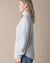 Margaret O'Leary Clothing Funnel Tunic in Heather/Mist