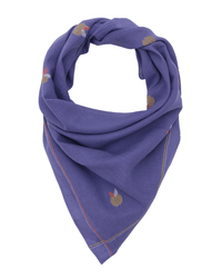 Mois Mont Accessories Pansy Blue Icon Bandana in Pansy Blue