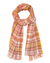 Mois Mont Accessories Poppy Red Varied Plaid Scarf in Poppy Red