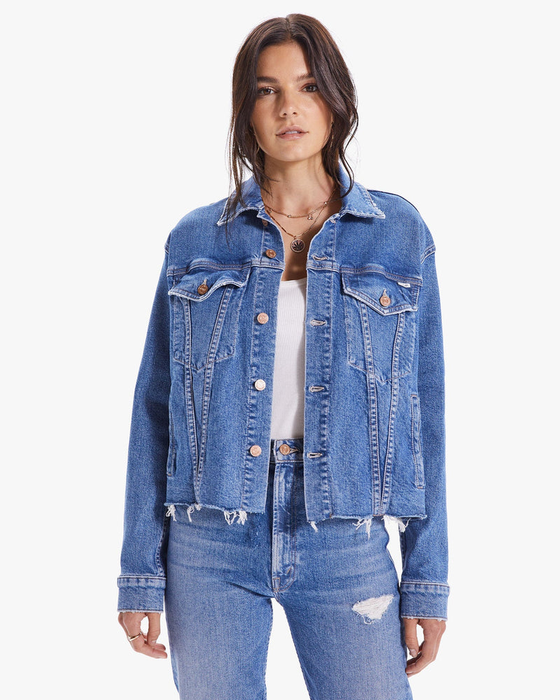 Mother Denim The Cut Drifter in Bloom and Doom