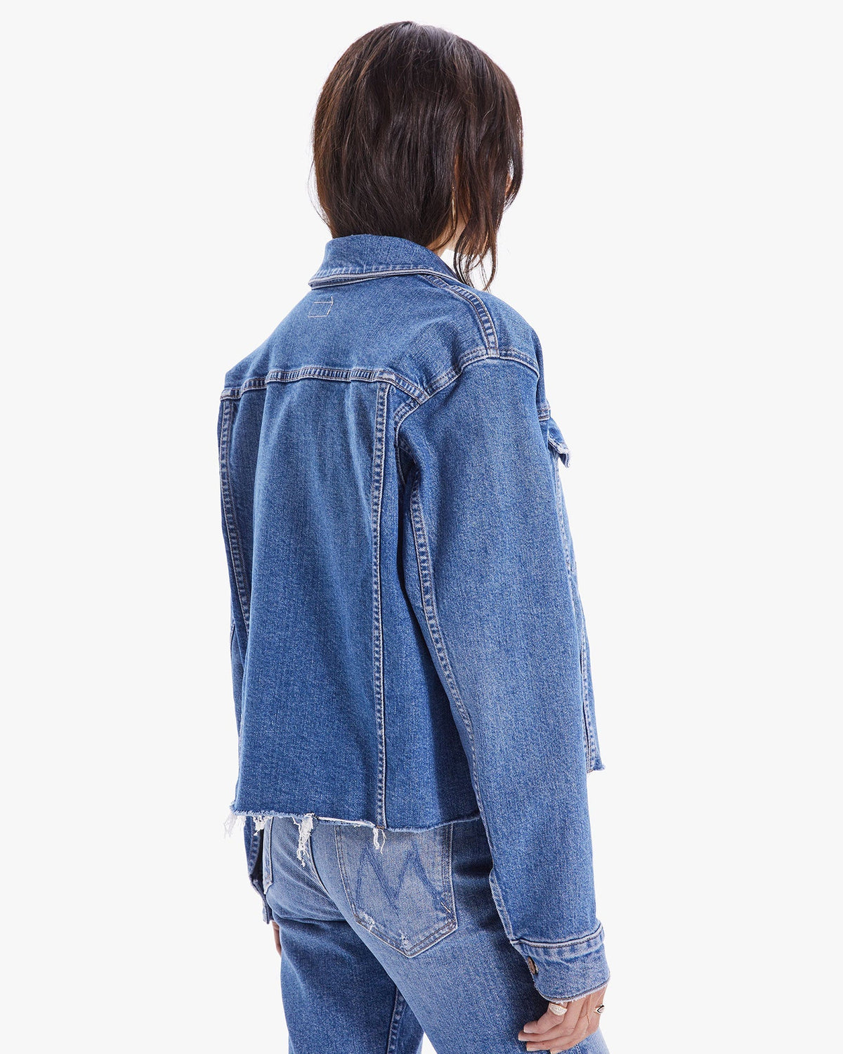 Mother Denim The Cut Drifter in Bloom and Doom