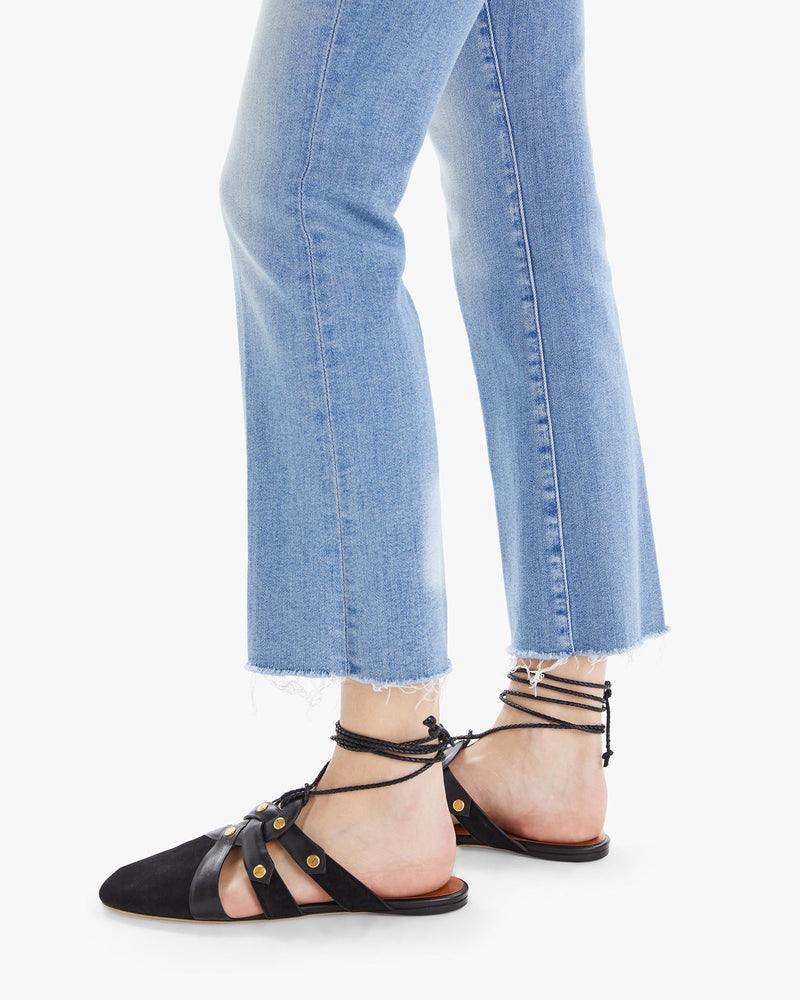 Mother Denim The Hustler Ankle Fray in Au Revoir
