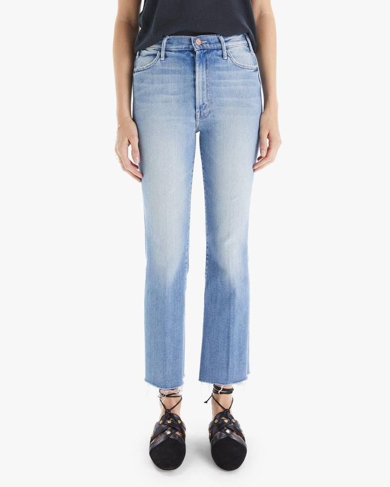 Mother Denim The Hustler Ankle Fray in Au Revoir