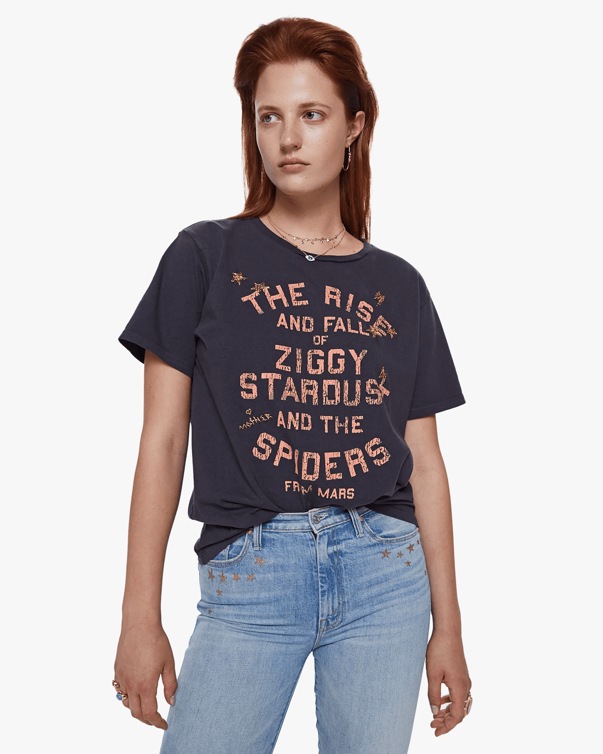 Mother Clothing The Rowdy Tee in Ziggy Stardust