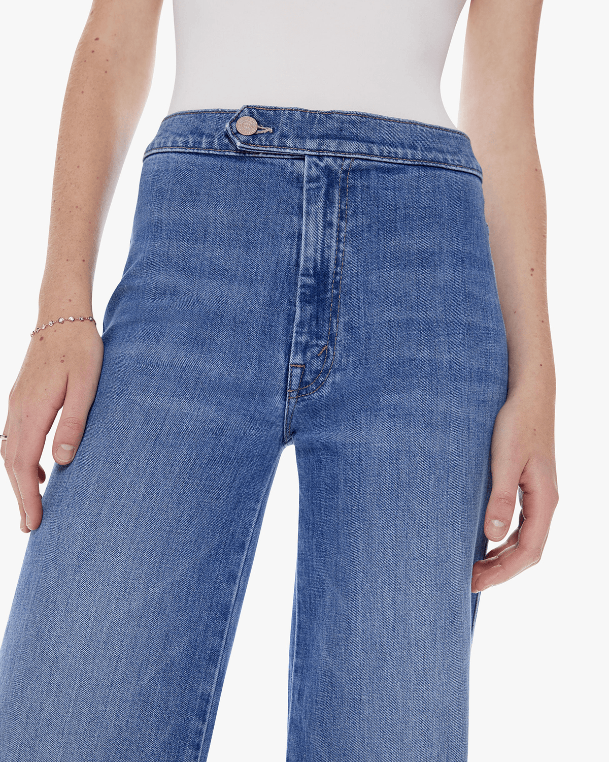 Mother Denim The Tab Roller Skimp in From Out of Town
