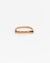 Nashelle Jewelry Faceted Bar Ring in Gold