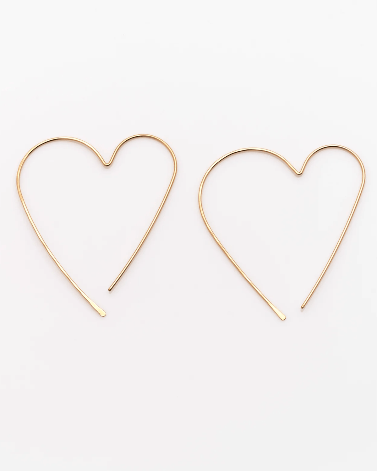 Nashelle Jewelry Lucky Heart Earrings in 14k Gold Fill