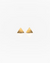 Nashelle Jewelry Gold / O/S Lucky Mini Triangle Posts in Gold