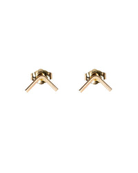 Nashelle Lucky Mini V Posts in Gold 