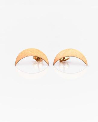 Nashelle Mama Moon Studs in Gold 