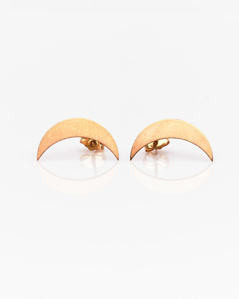 Nashelle Mama Moon Studs in Gold