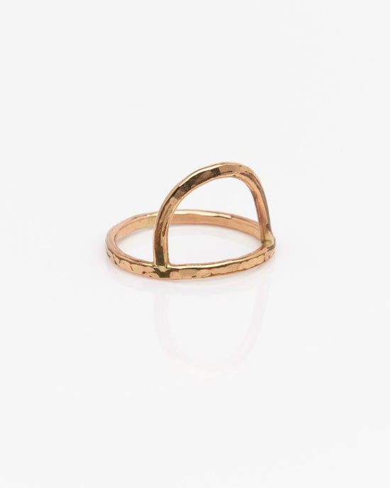 Nashelle Rising Sun Ring in Gold 