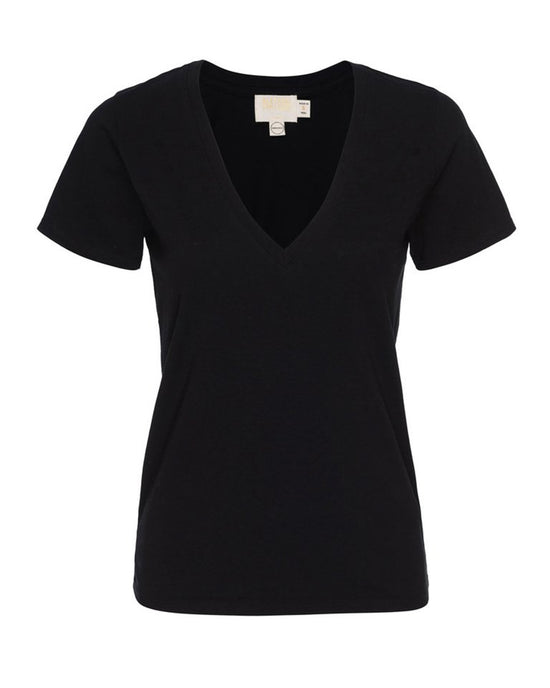 Nation LTD Blair Ultra Deep V in Black 