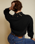 Nation LTD Clothing Diana Turtleneck Tee in Jet Black