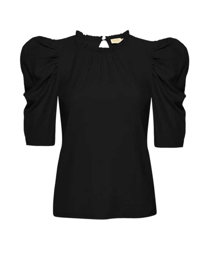 Nation LTD Clothing Emma Prim & Proper Tee in Jet Black