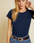 Nation Ltd Clothing Goldie Boxy Tee in Ink