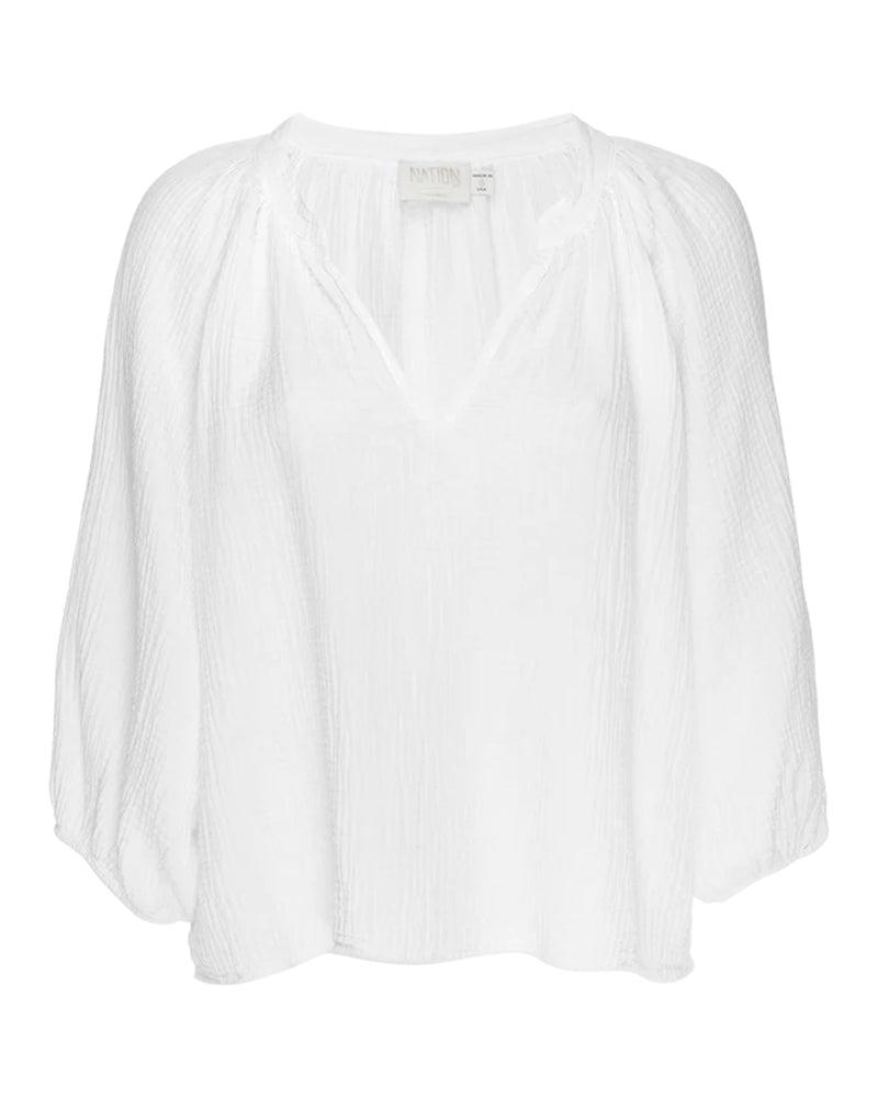 Nation Ltd Clothing Mimi Romance Tee in White
