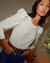 Nation LTD Clothing Romy Modest Tee in Off White