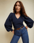 Nation LTD Clothing Tabitha Full Sleeve V Neck in Night Horizon