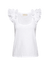 Nation LTD Clothing Valentina Ruffled Tank in Optic White