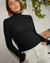 Nation LTD Clothing Yael Open Back Turtleneck in Black