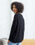 Not Monday Clothing Mila Crewneck Sweater in Black
