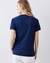 Not Monday Clothing Monroe V-Neck Tee in Navy