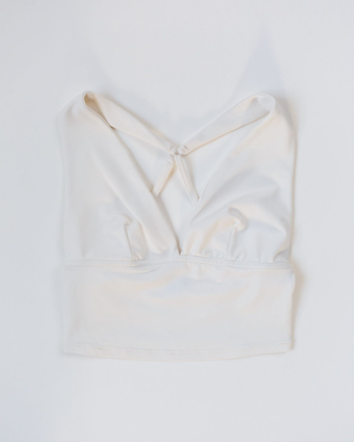 Only Hearts Clothing Del Crop Top in Cream