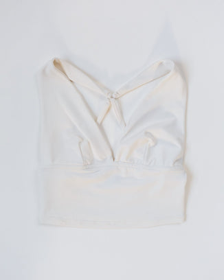 Only Hearts Clothing Del Crop Top in Cream