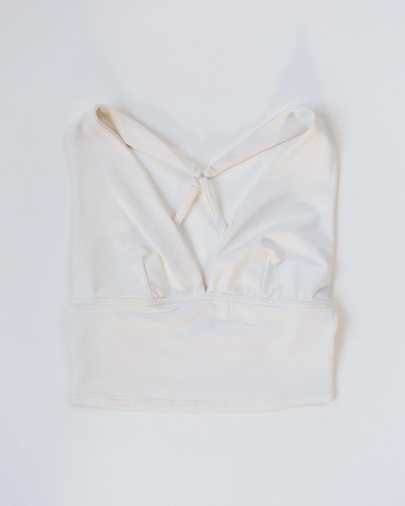 Only Hearts Clothing Del Crop Top in Cream