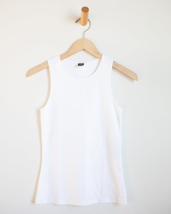 Only Hearts Clothing Del Cutaway Tank in White