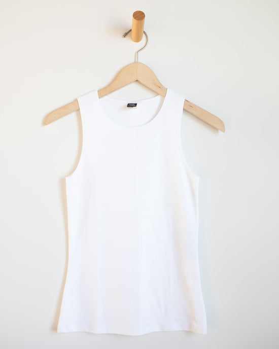 Only Hearts Del Cutaway Tank in White 