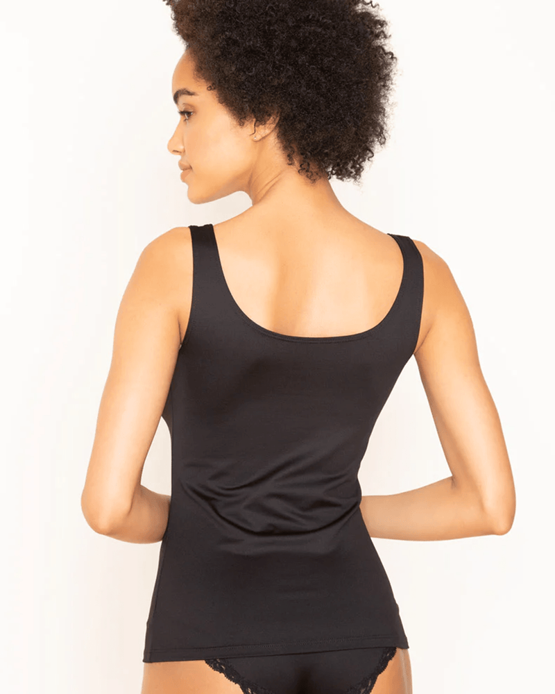 Only Hearts Clothing Del Low Back Tank in Black