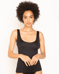 Only Hearts Clothing Del Low Back Tank in Black