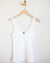 Only Hearts Clothing Del w/ Lace Deep V Tank in White