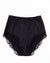 Only Hearts Lingerie Del w/ Lace High Cut Brief in Black