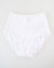 Only Hearts Lingerie Del w/ Lace High Cut Brief in White