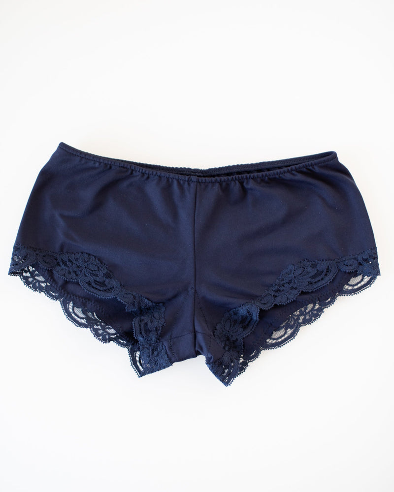 Only Hearts Lingerie Del w/ Lace Hipster in Navy