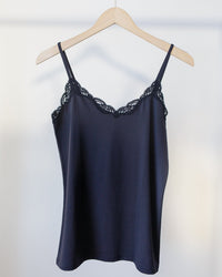 Only Hearts Clothing Del w/ Lace V Cami in Black