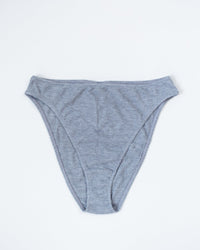 Only Hearts FW Thermal High Cut Brief in Heather Grey 