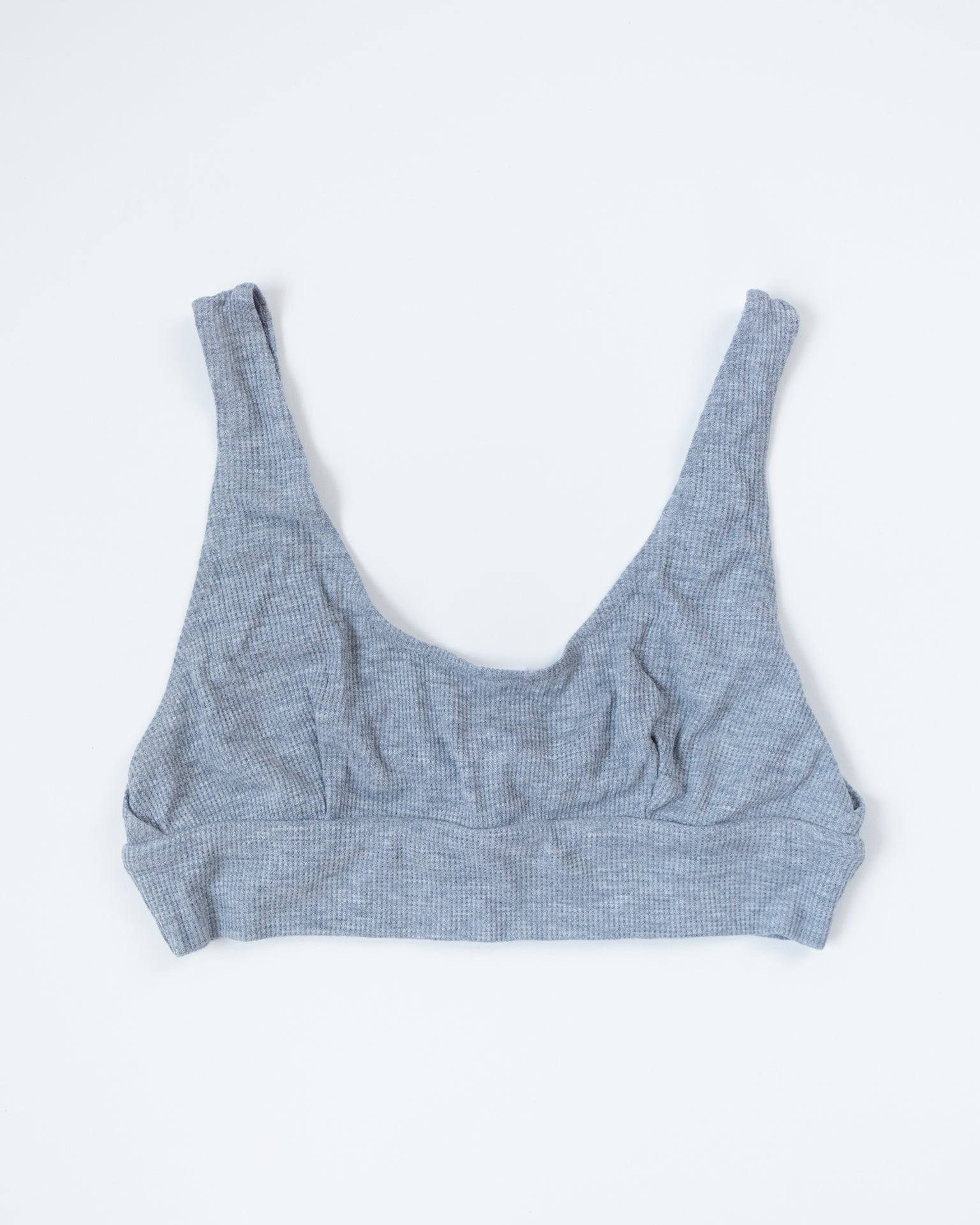 Only Hearts FW Thermal Tank Bralette in Heather Grey- Bliss Boutiques