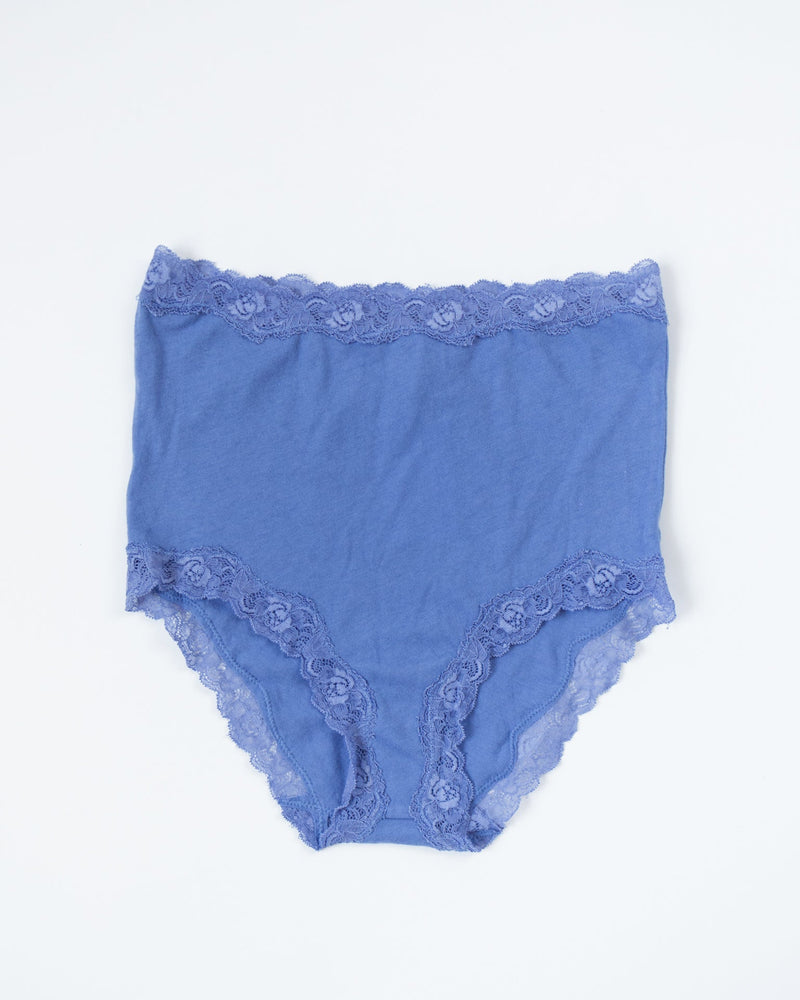 Only Hearts Lingiere Org Cttn Brief in Blu Smoke