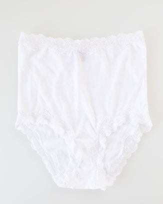 Only Hearts Lingerie Org Cttn Brief in White